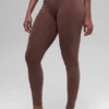 Leggings a costine bicolori senza cuciture High-Waist - Brownstone Heather