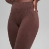 Leggings a costine bicolori senza cuciture High-Waist - Brownstone Heather