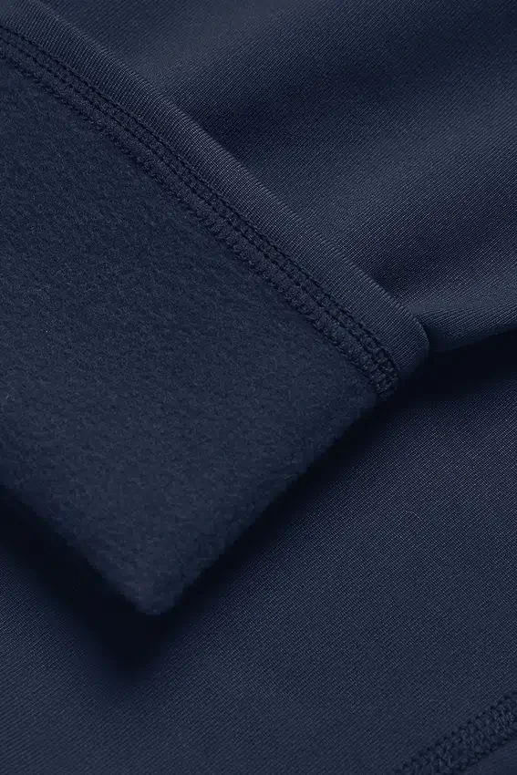 Leggings Airbrush Winter Warm High-Waist Nocturne - Blu navy