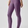 Leggings Airlift High-Waist 7/8 della linea Line Up - Plum Kiss