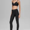 Leggings Airlift High-Waist con staffa "Love Language" - Nero