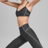 Reggiseno Airlift Haven - Antracite/Bianco