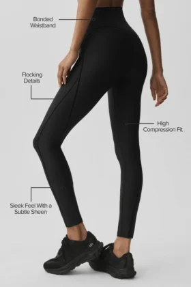Leggings Airlift High-Waist Top-Notch – Nero