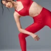 Leggings Airlift Strength High-Waist 7/8 - Rosso intenso