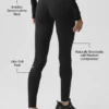 Leggings Alo Softsculpt 7/8 Define - Nero
