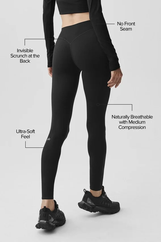 Leggings Alo Softsculpt 7/8 Define - Nero