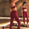 Leggings Alo Softsculpt 7/8 Define - Rosso Summer Romance