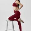 Leggings Alo Softsculpt 7/8 Define - Rosso Summer Romance