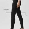 Leggings Alo Softsculpt High-Waist 7/8 Superset - Nero