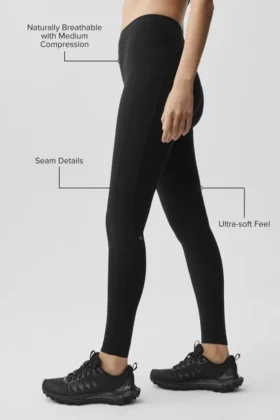 Leggings Alo Softsculpt High-Waist 7/8 Superset – Nero