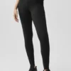 Leggings Alo Softsculpt High-Waist 7/8 Superset - Nero