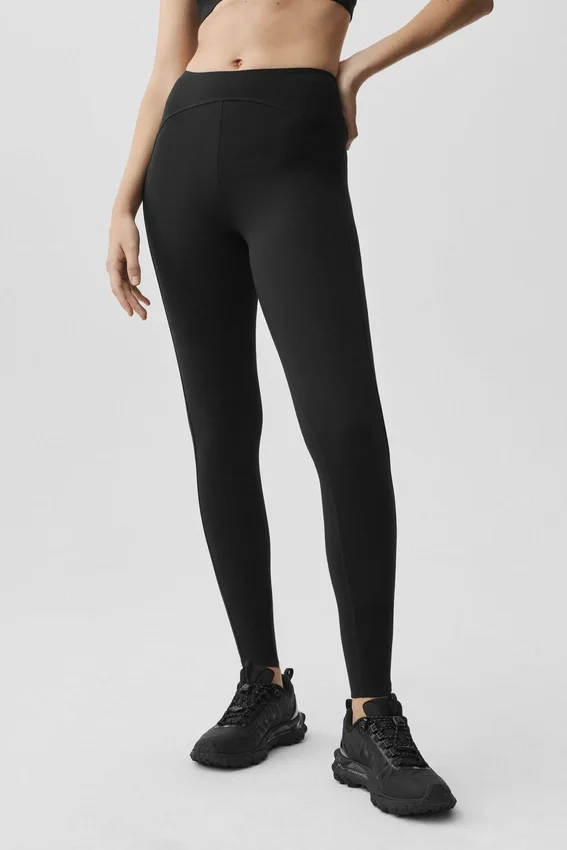Leggings Alo Softsculpt High-Waist 7/8 Superset - Nero