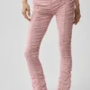 Leggings Cherish High-Waist Airlift in rete - Rosa vintage