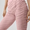 Leggings Cherish High-Waist Airlift in rete - Rosa vintage