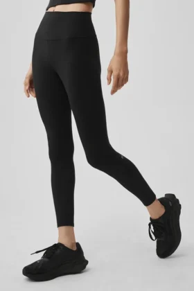 Leggings High-Waist 7/8 Alo Softsculpt - Nero