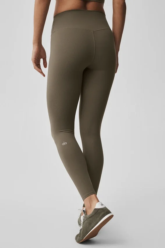 Leggings High-Waist 7/8 Alo Softsculpt - Olive Tree
