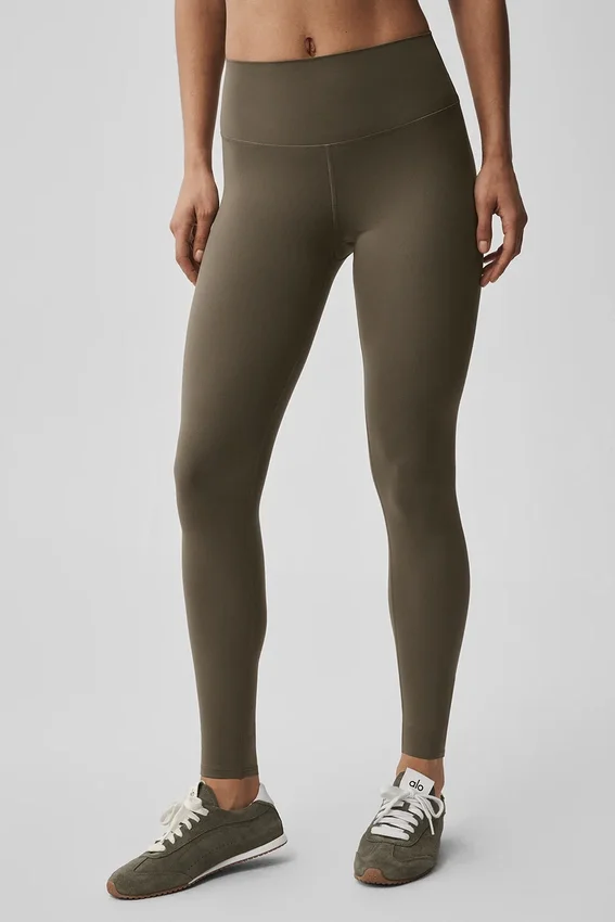 Leggings High-Waist 7/8 Alo Softsculpt - Olive Tree