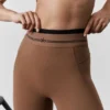 Leggings High-Waist 7/8 "Better Together" con effetto Airbrush - Marrone "Sun Kissed"/Nero