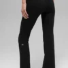 Leggings High-Waist 7/8 con taglio svasato Alo Softsculpt - Nero