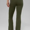 Leggings High-Waist 7/8 con taglio svasato Alo Softsculpt - Verde oliva