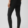Leggings High-Waist 7/8 Fine Line - Nero