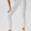 Leggings High-Waist 7/8 Heart Throb - Bianco/Nero
