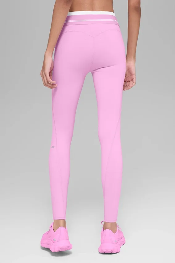 Leggings High-Waist Airbrush 7/8 Better Together - Rosa Cuore Caramella/Bianco