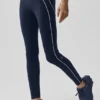 Leggings High-Waist Airbrush 7/8 Heart Throb - Blu navy/Bianco