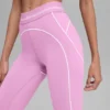 Leggings High-Waist Airbrush 7/8 Heart Throb - Rosa Candy Heart/Bianco