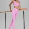 Leggings High-Waist Airbrush 7/8 Heart Throb - Rosa Candy Heart/Bianco