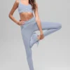 Leggings High-Waist Airbrush 7/8 Heart Throb - Winter Frost/Bianco