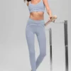 Leggings High-Waist Airbrush 7/8 Heart Throb - Winter Frost/Bianco