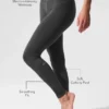 Leggings High-Waist Airbrush Alo | Pantaloni da donna