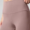 Leggings High-Waist Airbrush con taglio bootcut 7/8 - Taupe