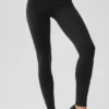 Leggings High-Waist Airbrush Fast Track - Nero/Bianco