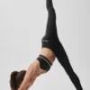 Leggings High-Waist Airbrush Fast Track - Nero/Bianco