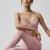 Leggings High-Waist Airlift 7/8 Fine Line - Rosa vintage