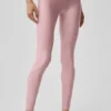 Leggings High-Waist Airlift 7/8 Fine Line - Rosa vintage