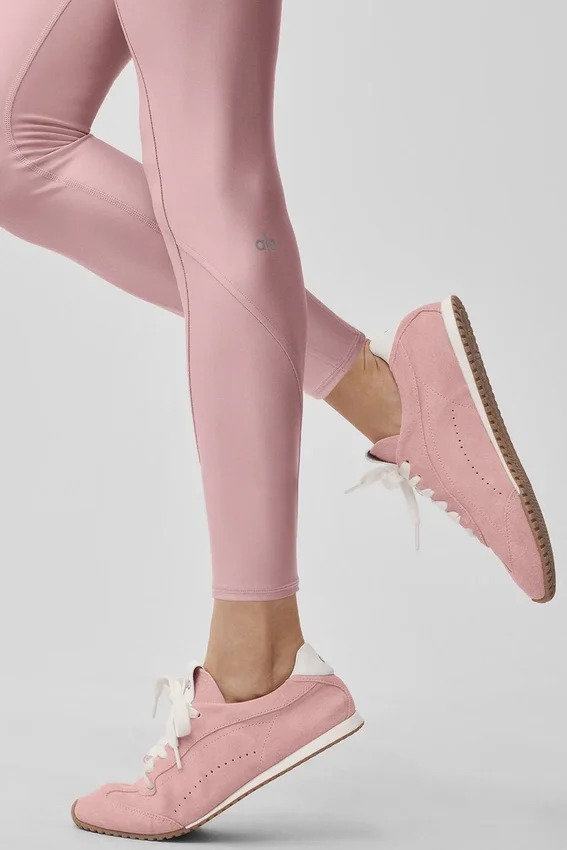 Leggings High-Waist Airlift 7/8 Fine Line - Rosa vintage