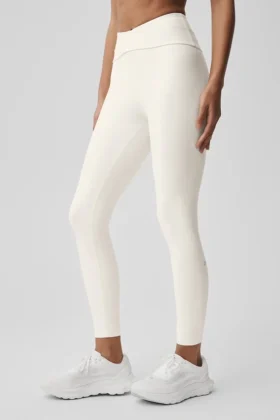 Leggings High-Waist Airlift 7/8 Horizon - Avorio