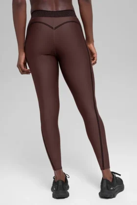 Leggings High-Waist Airlift 7/8 Line Up – Brownstone