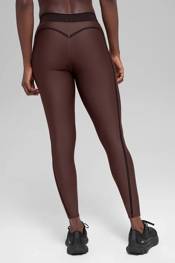 Leggings High-Waist Airlift 7/8 Line Up - Brownstone