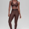 Leggings High-Waist Airlift 7/8 Line Up - Brownstone