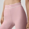 Leggings High-Waist Airlift con effetto modellante - Rosa vintage/Bianco