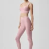 Leggings High-Waist Airlift con effetto modellante - Rosa vintage/Bianco