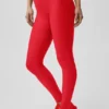 Leggings High-Waist Airlift dalla linea slanciata - Rosso brillante