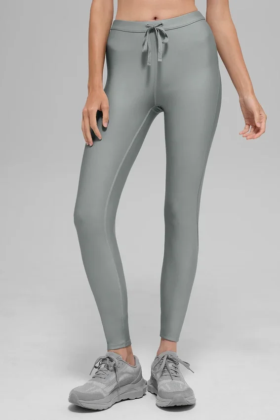 Leggings High-Waist Airlift Light Speed - Grigio lunare