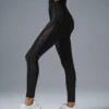 Leggings High-Waist Airlift Mesh - Nero