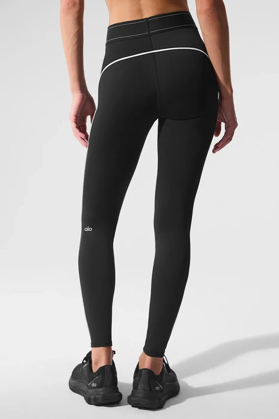 Leggings High-Waist Airlift - Nero/Bianco