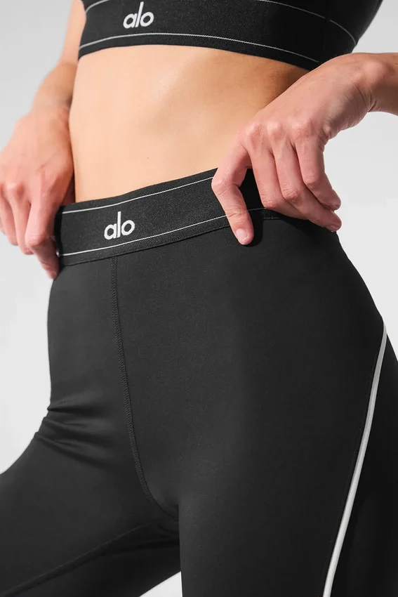 Leggings High-Waist Airlift - Nero/Bianco